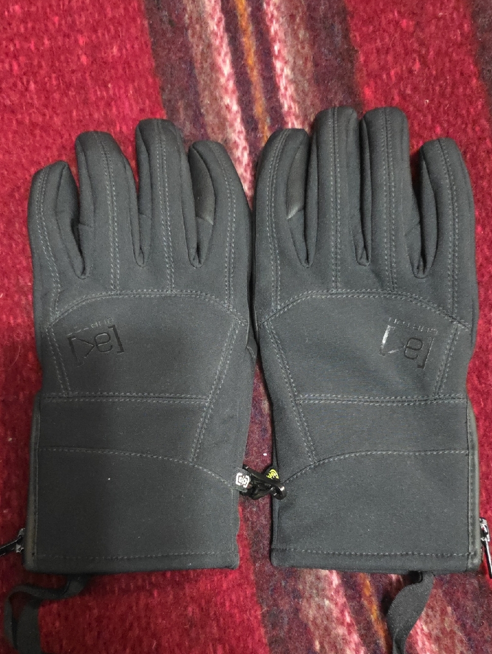 Burton Black Soft-Shell Winter Gloves